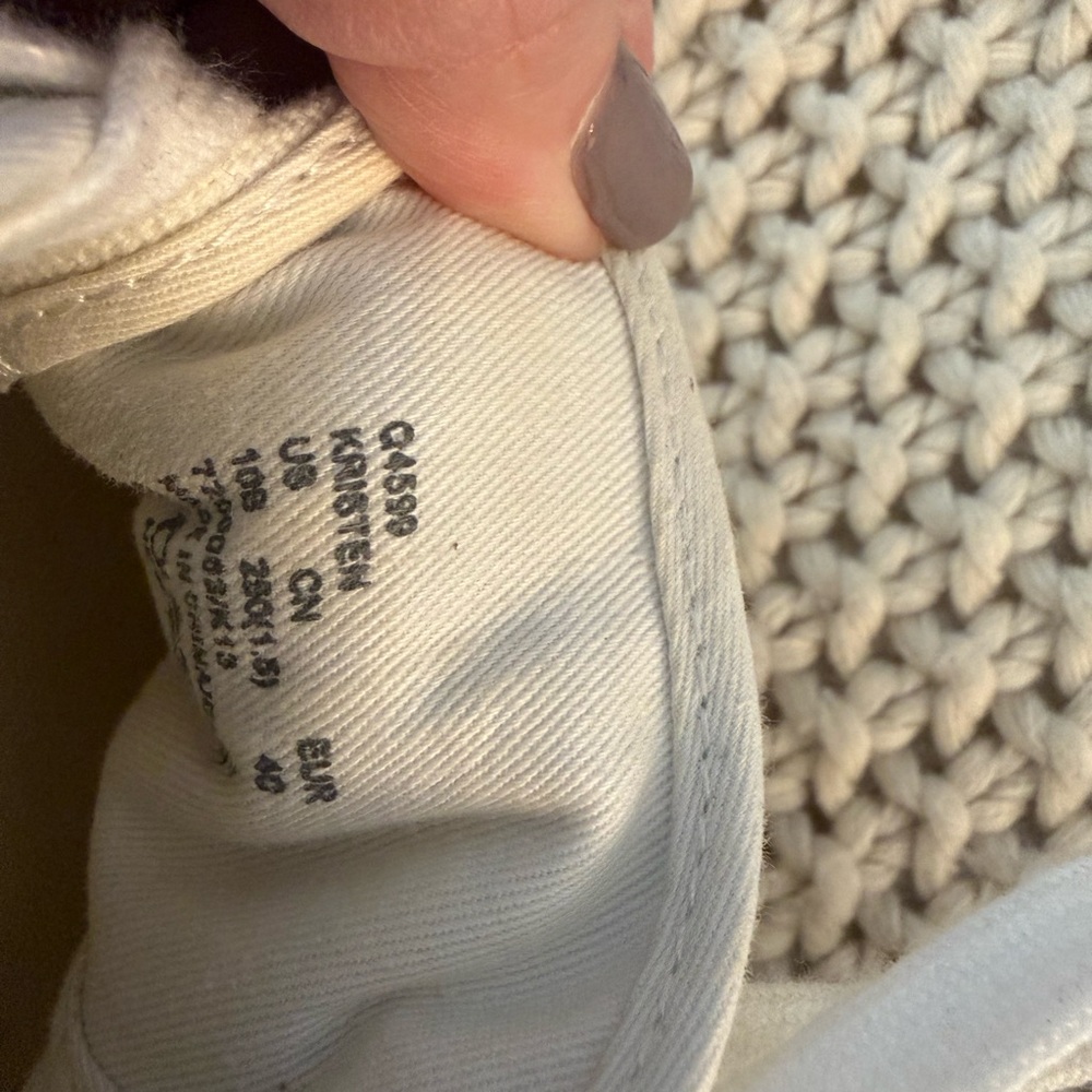 Coach White Floral Canvas Sneakers - Picture 11 of 15